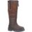 Cotswold Broadway Size 7 Womens Brown Waterproof Slip-On Non Safety Work Boots