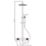 Swirl Melba HP Rear-Fed Exposed Chrome Thermostatic Multi-Head Shower