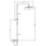 Swirl Melba HP Rear-Fed Exposed Chrome Thermostatic Multi-Head Shower