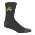 Amblers  Work Socks  Black  6-11 3 Pairs