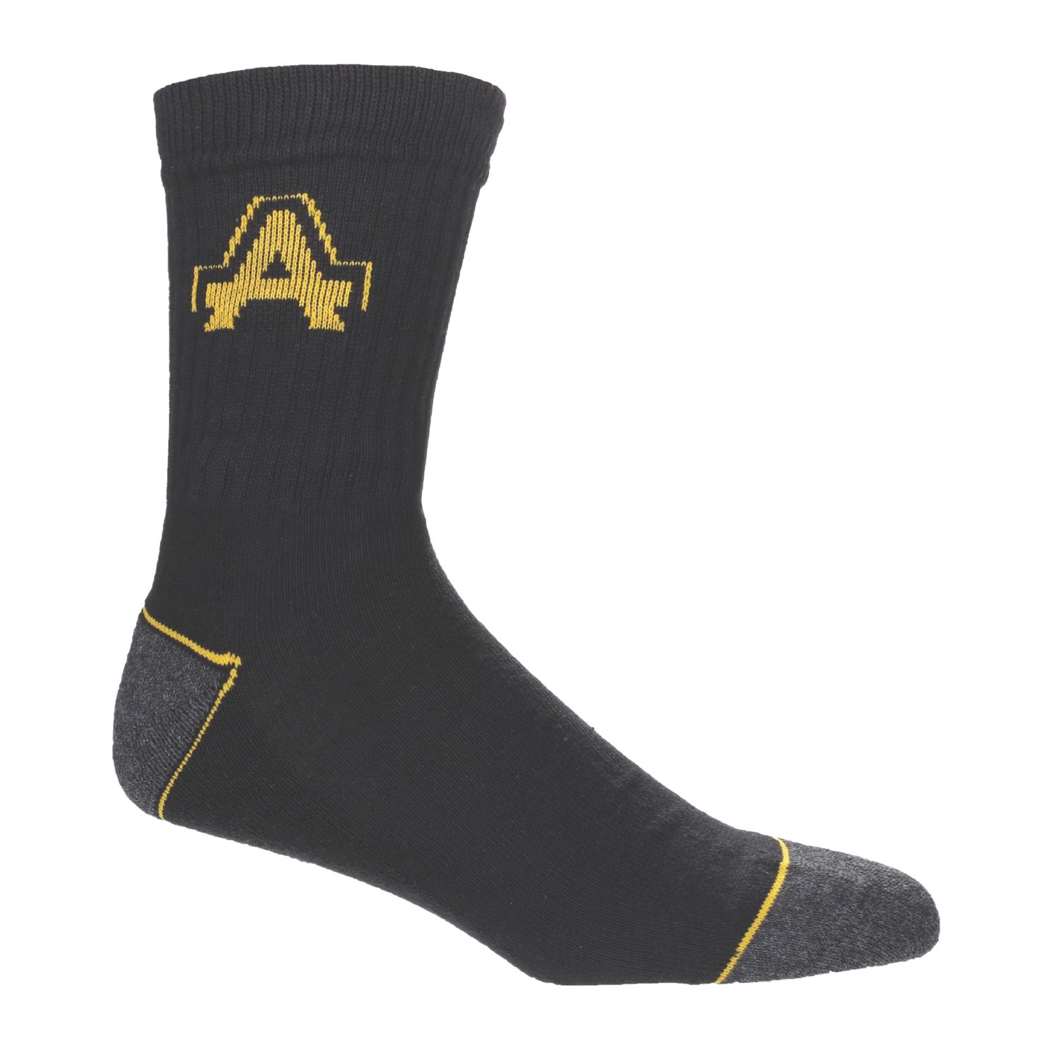 Amblers Work Socks Black 6-11 3 Pairs (948YR)