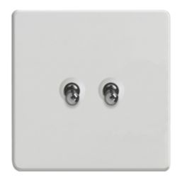 Varilight  10A 2-Gang 2-Way Light Switch  Paintable