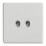 Varilight  10A 2-Gang 2-Way Light Switch  Paintable