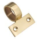 Smith & Locke Sash Window Ring Pull Polished Brass 42mm x 45mm