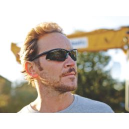 Stanley SY120 Frameless Protective Eyewear Smoke Lens Safety Specs