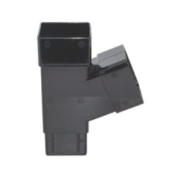 FloPlast  Square Pipe Branch Black 65mm