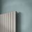 Flomasta  1800mm x 578mm 4019BTU Silver Vertical Designer Radiator