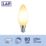LAP  E14 Candle LED Light Bulb Milky 470lm 2.9W 4 Pack