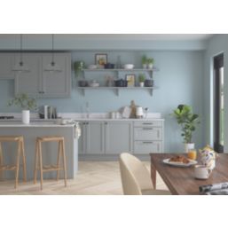 Dulux coastal store grey living room