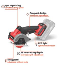 Einhell Professional TP-CO 18/76-C Li BL-Solo 76mm 18V Li-Ion Power X-Change Brushless Cordless Cut-Off Saw  - Bare