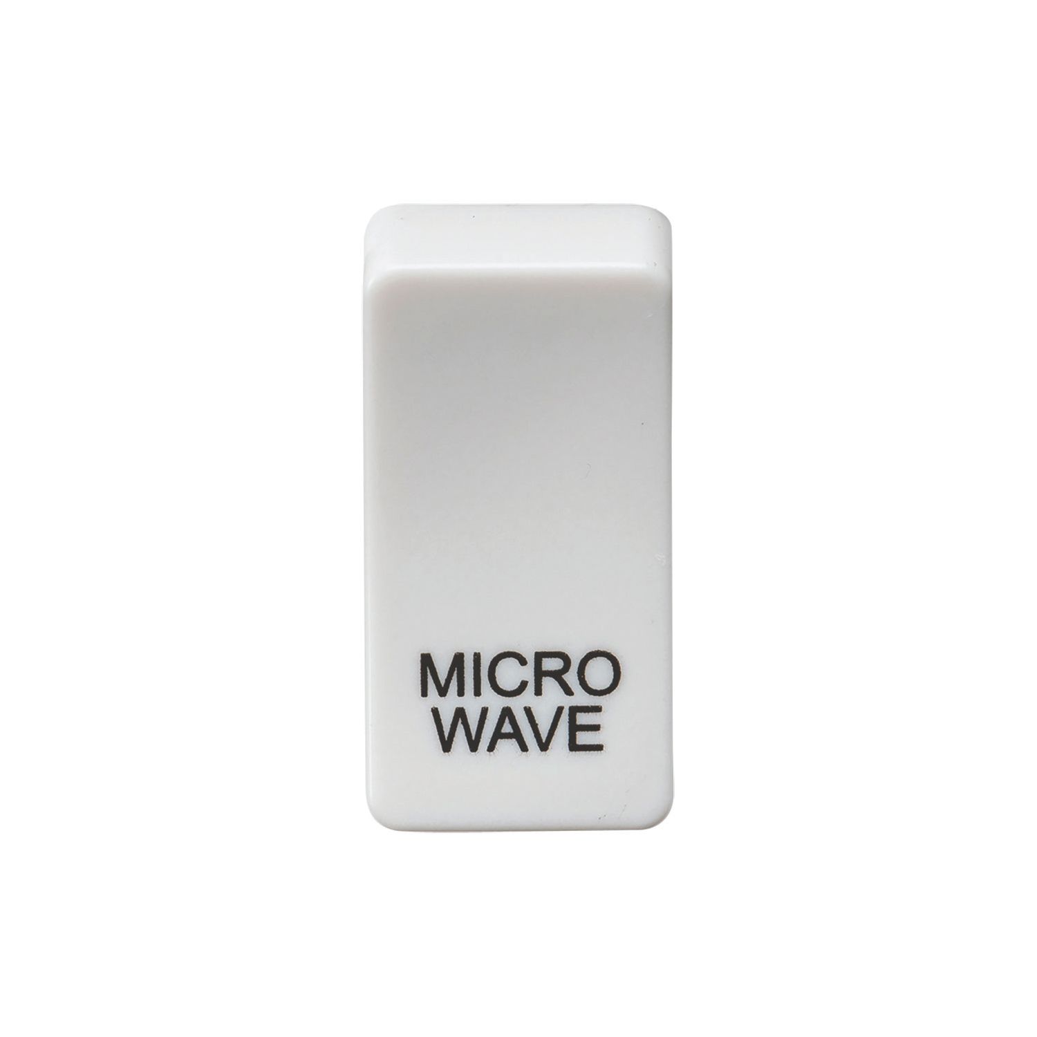 Knightsbridge 'MICROWAVE' Switch Cover White (949CT)