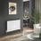 Reina Harley Single 600mm x 630mm 1427BTU White Horizontal Designer Radiator
