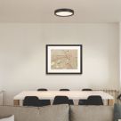 Eglo Idun-E LED Ceiling Light Black 17W 2000lm
