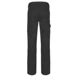 Regatta Pro Cargo Work Trousers Black 46" W 29" L