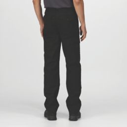 Regatta Pro Cargo Work Trousers Black 46" W 29" L