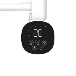 TCP 800mm x 500mm 1700BTU White Flat Electric Towel Radiator