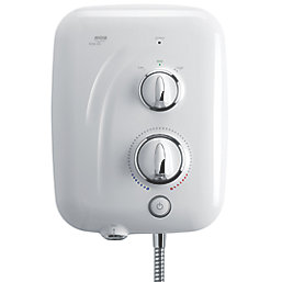 Mira Elite SE Dual White / Chrome 9.8kW  Silent Pumped Electric Shower