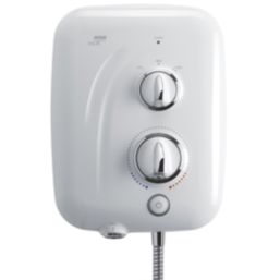 Mira Elite SE Dual White/Chrome 9.8kW  Silent Pumped Electric Shower