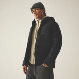 Regatta Frankie Padded  Jacket Black/Iron Large 41-42" Chest