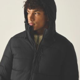 Regatta Frankie Padded  Jacket Black/Iron Large 41-42" Chest
