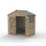 Forest Beckwood 7' x 5' (Nominal) Apex Shiplap Timber Shed with Base & Assembly