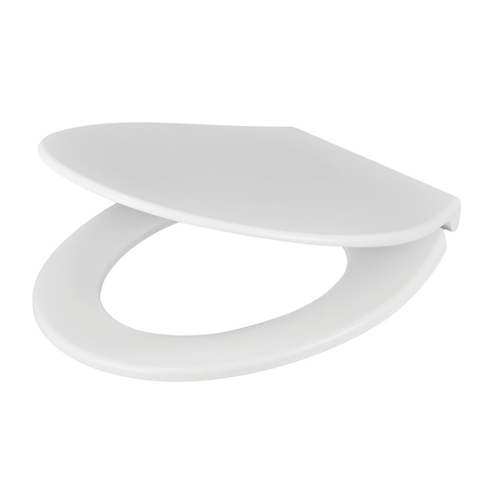 Kouban SoftClose Toilet Seat Polypropylene White Screwfix