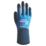 Wonder Grip WG-318 Aqua Gloves Blue Large