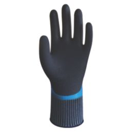 Wonder Grip WG-318 Aqua Gloves Blue Large