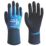 Wonder Grip WG-318 Aqua Gloves Blue Large