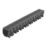 FloPlast FloDrain Channel Drain & Grate Black 115mm x 1m