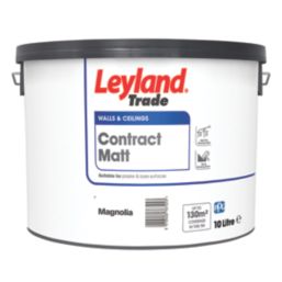 Leyland Trade Contract 10Ltr Magnolia Matt Emulsion  Paint