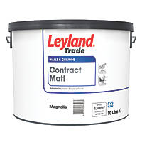 Leyland Trade Contract Matt Emulsion Paint Magnolia 10Ltr