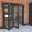 Green & Taylor Heritage 3-Door 1-Clear Light Primed Black Wooden Traditional Internal Bi-Fold Door 2060mm x 1905mm
