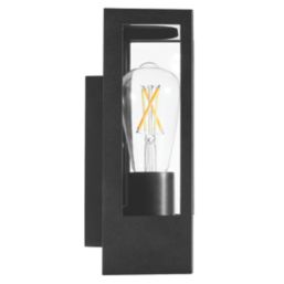 Sylvania Yourhome Sylwall Lumina Outdoor Wall Lamp Black