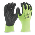 Milwaukee Hi-Vis Cut Level 1/A Gloves Fluorescent Yellow X Large