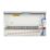 Contactum Defender 1.0 20-Module 18-Way Part-Populated  Main Switch Consumer Unit