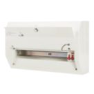 Contactum Defender 1.0 20-Module 18-Way Part-Populated  Main Switch Consumer Unit