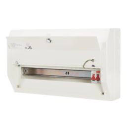 Contactum Defender 1.0 20-Module 18-Way Part-Populated  Main Switch Consumer Unit