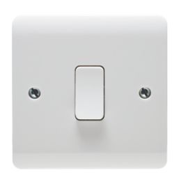 Crabtree Instinct 10AX 1-Gang 1-Way Switch  White