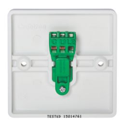 Crabtree Instinct 10AX 1-Gang 1-Way Switch  White
