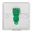 Crabtree Instinct 10AX 1-Gang 1-Way Switch  White