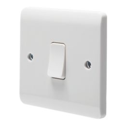 Crabtree Instinct 10AX 1-Gang 1-Way Switch  White