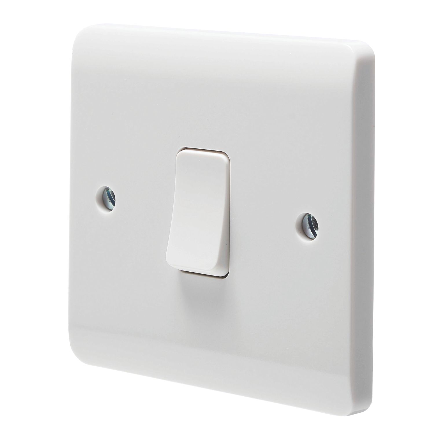 Crabtree Instinct 10AX 1-Gang 1-Way Switch White (950HV)