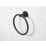 Bristan  Round Towel Ring Black