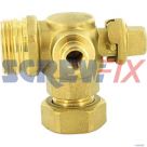 Vokera 10023566 Heating Flow Cock/Service Valve