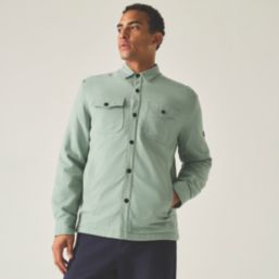 Regatta Spennith  Shacket Glacier Green/Abbeystone Medium 39-40" Chest
