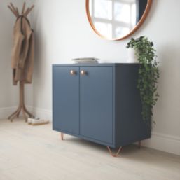 Rothley 2-Pin Hairpin Furniture Leg Polished Copper 100mm