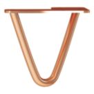 Rothley 2-Pin Hairpin Furniture Leg Polished Copper 100mm