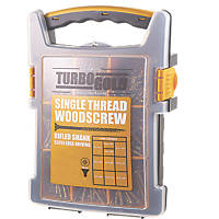 TurboGold  PZ Countersunk Woodscrew Grab Pack 2000 Pcs