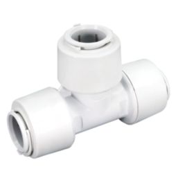 FloPlast FloFit+ Plastic Push-Fit Equal Tee 22mm